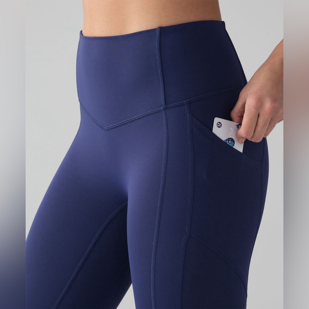 Lululemon All The Right Places Crop II (ATRP) Emperor Blue 23"